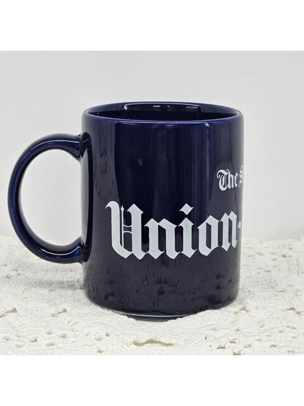 San diego Union Tribune Dark Blue Coffee Mug 3.75” Height